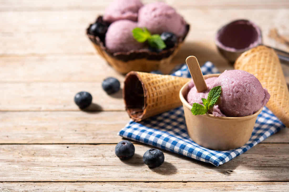 Original Blueberry Ice Cream